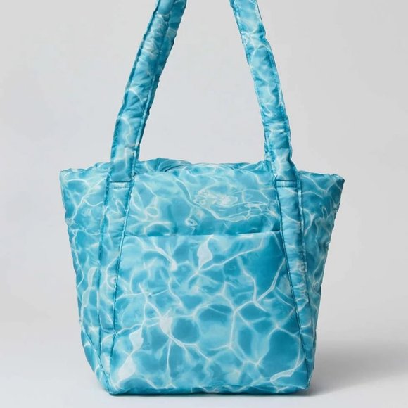 NWT Baggu Puffy Mini Tote - Pool - Picture 3 of 7